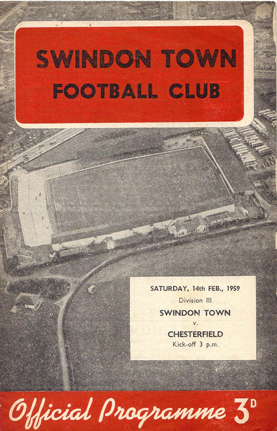 <b>Saturday, February 14, 1959</b><br />vs. Chesterfield (Home)